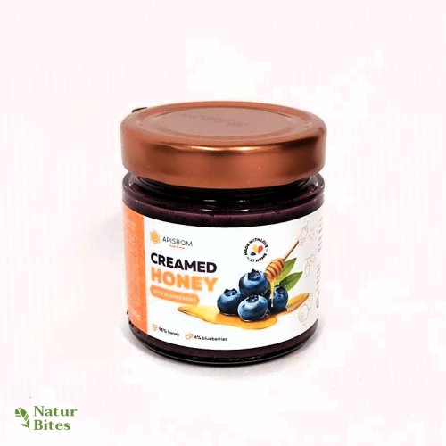 Med krémový s borůvkami, 280 g