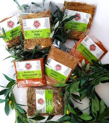 Výhodná sada kořenících směsí bez soli "Dietní masa-ECO" 7x75 g, Cretan Farmers