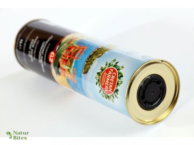 Extra panenský olivový olej, prémiový 1000 ml, plech Cretan Farmers