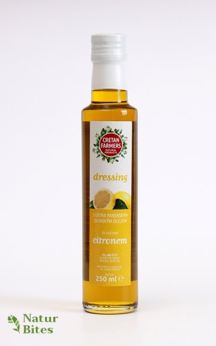 CRETAN FARMERS Dressing s extra panenským olivovým olejem Citron 250 ml