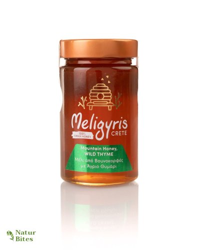 Řecký horský med "Divoký tymián", květový 450 g, MELIGYRIS