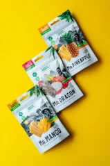 Mr.Pineapple, měkké a šťavnaté tyčinky Ananas, 3 x 25 g