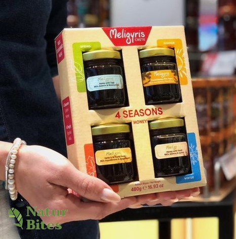 Medová dárková kazeta "Čtvero ročních období" 480g