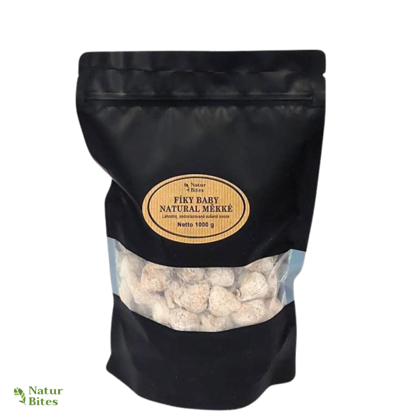Fíky Baby natural, měkké 1000 g, NaturBites