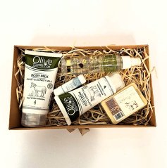 Kosmetická dárková sada "Olivová péče s oslím mlékem", Olive