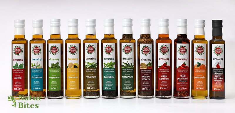 CRETAN FARMERS Dressing s extra panenským olivovým olejem Oregáno 250 ml