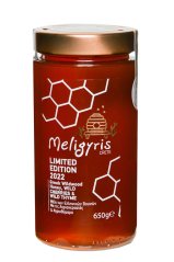 Řecký lesní med Divoká třešeň+Divoký tymián, květový 550 g, MELIGYRIS