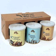 Dárková sada řeckých surových medů, 3x 250g, MELIGYRIS