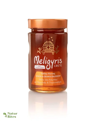 Řecký med "Citron+Pomeranč", květový 450 g, MELIGYRIS