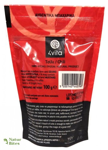 Chilli mleté středně pálivé 100 g, 4vita