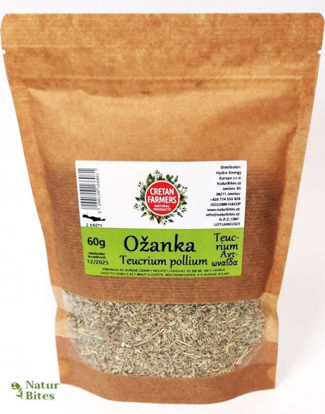 Ožanka polejová/Teucrium polium, doypack 60 g, CRETAN FARMERS