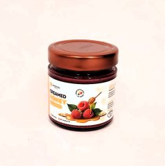 Med krémový s malinami, 280 g