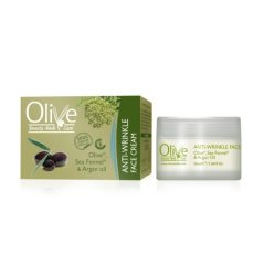 OLIVE Krém proti vráskám Arganový olej Motar přímořský 50 ml