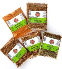 Výhodná sada kořenících směsí bez soli "Bez masa-ECO" 5x75 g, Cretan Farmers