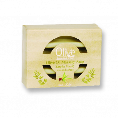 Olivové Masážní mýdlo Aloe 100 g