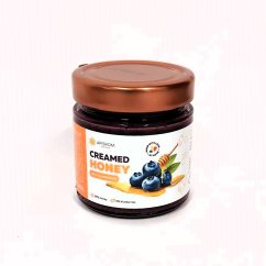 Med krémový s borůvkami, 280 g