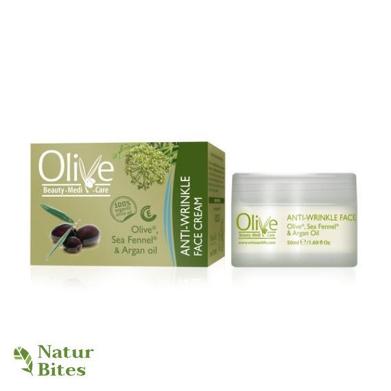 OLIVE Krém proti vráskám Arganový olej Motar přímořský 50 ml