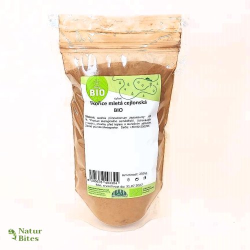 Skořice mletá cejlonská BIO 250 g, Grizly