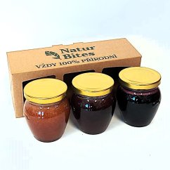 Dárková sada Ovoce v akátovém medu, 3x 250 g
