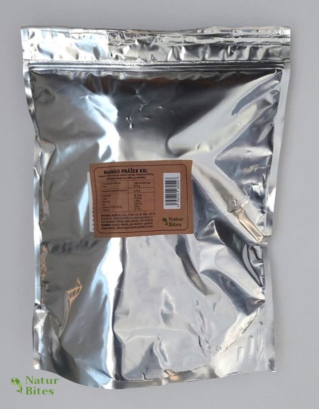 Mango lyofilizované prášek XL 1 kg, NaturBites