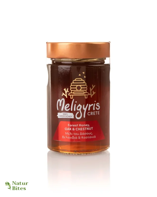 Řecký lesní med "Dub+Kaštan", květový 450 g, MELIGYRIS