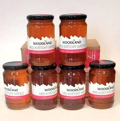 Med květový světlý 500 g, 5+1 zdarma, Woodland