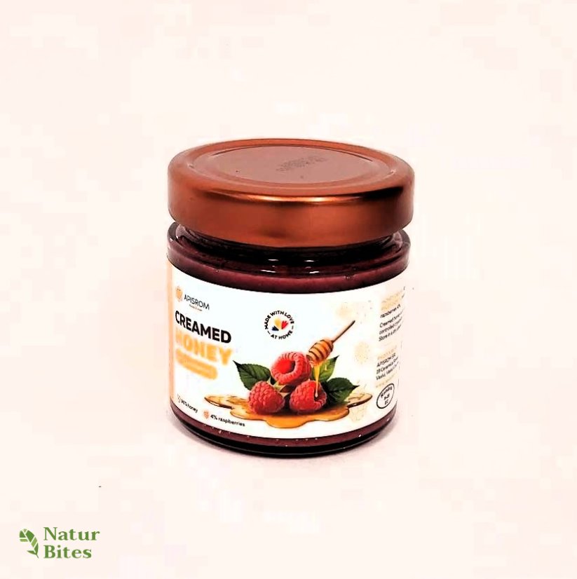 Med krémový s malinami, 280 g