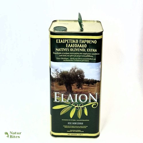 Extra panenský olivový olej, prémiový "ELAION" 5l, Elmar/Kréta