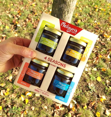 Medová dárková kazeta "Čtvero ročních období" 480g