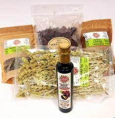Přírodní bylinková limonáda, produkty na přípravu