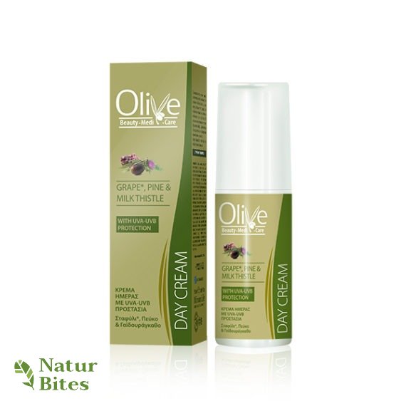OLIVE Denní krém Hrozny Pinie a Ostropestřec 50 ml