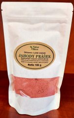 Jahody lyofilizované-prášek (sušené mrazem) 100g, NaturBites