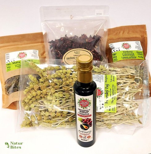 Přírodní bylinková limonáda, produkty na přípravu