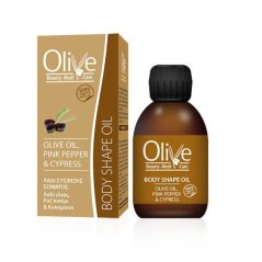 OLIVE Zpevňující tělový olej Růžový pepř a Cypřiš 90 ml