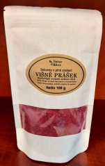 Višně lyofilizované-prášek (sušené mrazem) 100 g, NaturBites