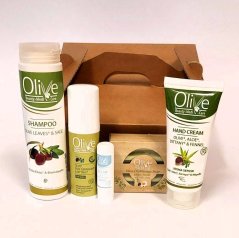 Kosmetická dárková sada "Vlasy a tělo pro muže", Olive