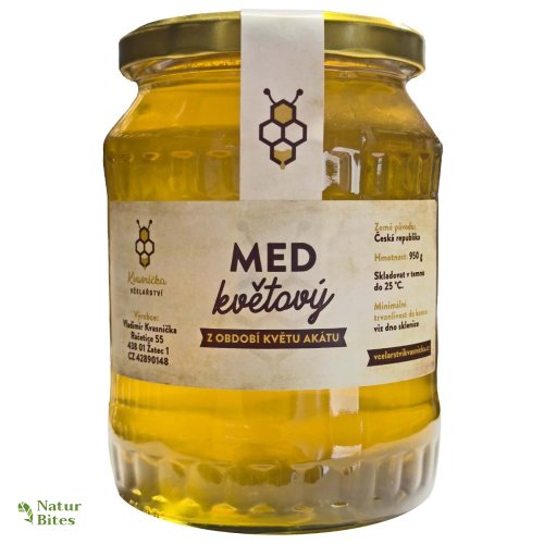 Med květový "Z období květu akátu", český 950 g