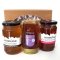 Dárková medová sada "Akát, Květ, Pinie" 2x 500g + 250 g