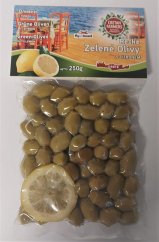 CRETAN FARMERS Olivy řecké zelené Citron 250 g