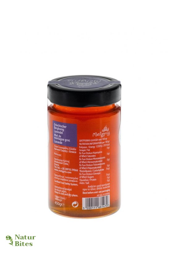 Řecký horský med "Levandule", květový 450 g, MELIGYRIS