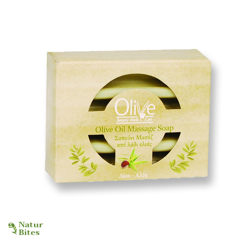 Olivové Masážní mýdlo Aloe 100 g