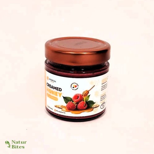 Med krémový s malinami, 280 g