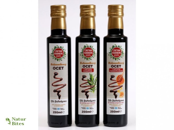 CRETAN FARMERS Balzamikový ocet Tymiánový med 250 ml