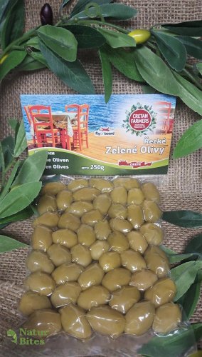 CRETAN FARMERS Olivy řecké Zelené 250 g
