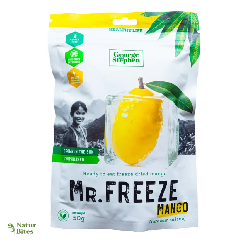 Mr.Freeze, mrazem sušené velké kousky manga 50 g, George and Stephen