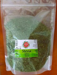 Přírodní sladidlo a čaj Stévia-sušené lístky 500 g, CRETAN FARMERS