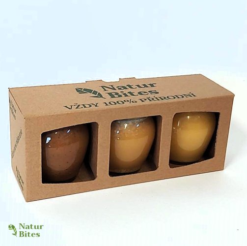 Dárková sada medů "Zimní večery", 3x 250 g