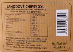 Jahody lyofilizované-chipsy(sušené mrazem), 400 g