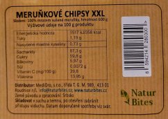 Meruňky lyofilizované-chipsy (sušené mrazem), 600 g