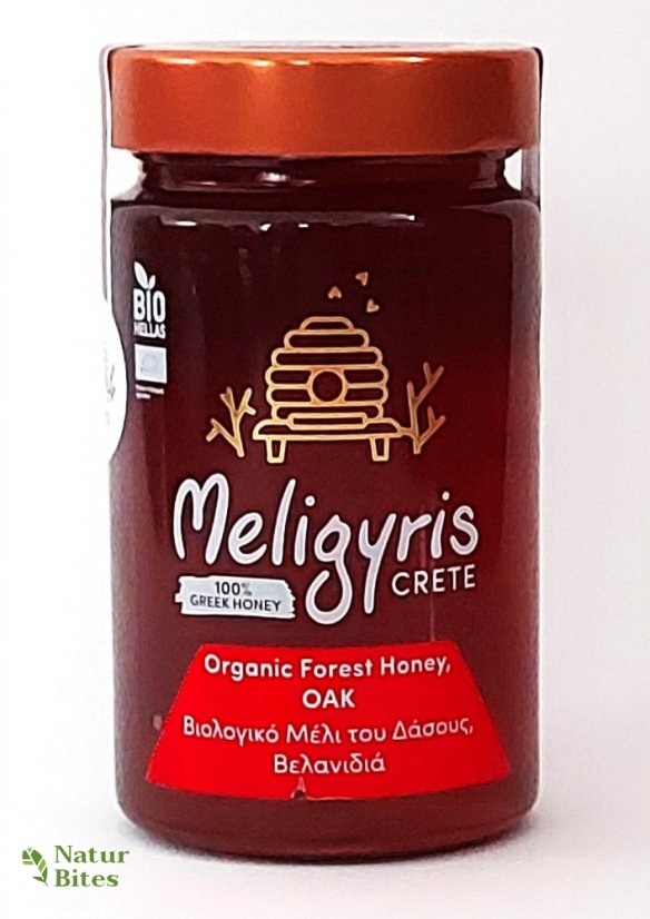 Řecký lesní med BIO "Dub", květový 450 g, MELIGYRIS